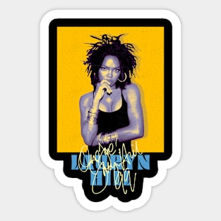 Lauryn Hill Vintage Signature Sticker